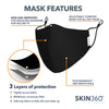 6-Pack Premium Adjustable Reusable Cloth Face Mask - ML